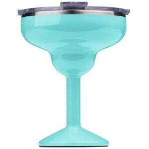 Two, ORCA Rita | Thermal insulated stainless steel daisy glass with lid.